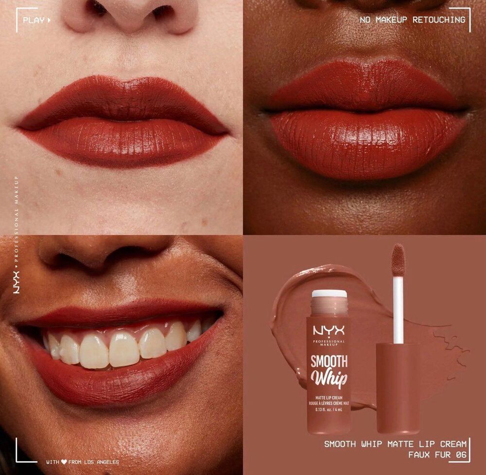 Nyx Smooth Whip Blurring Matte Lip Cream Faux Fur